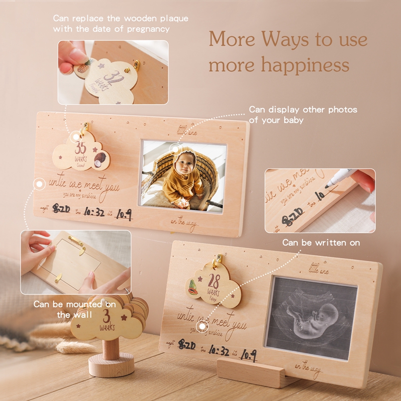إطار صورة Sonogram للطفل ، صور - مراجعة Engraved Wood Frame وسعره