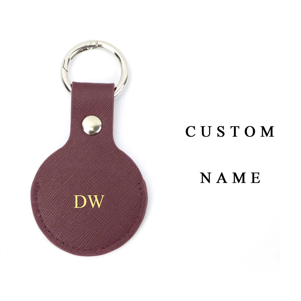 حروف أولية ذهبية مخصصة لعلامات - مراجعة Monogram Keychain Leather وسعره