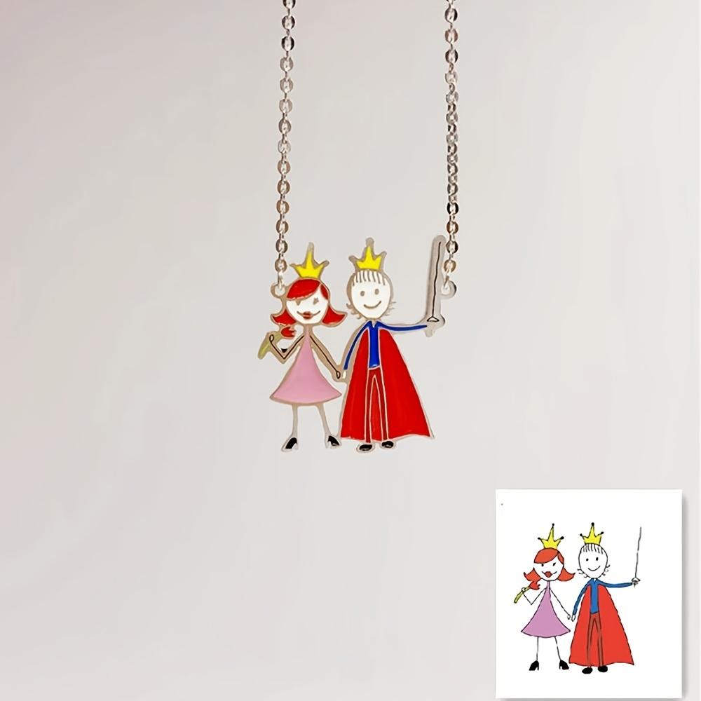 قلادة مخصصة من المينا بتعليقة  - مراجعة Name Necklace Custom وسعره